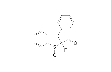 2-Fluoro-3-phenyl-2-(phenylsulfinyl)propanal