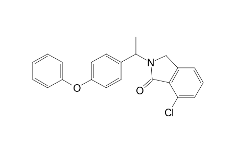 7-chloro-2-[1-(4-phenoxyphenyl)-ethyl]-2,3-dihydroisoindol-1-one