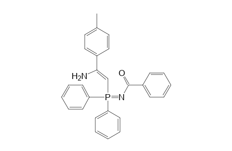 Benzamide, N-[[2-amino-2-(4-methylphenyl)ethenyl]diphenylphosphorany lidene]-, (Z)-