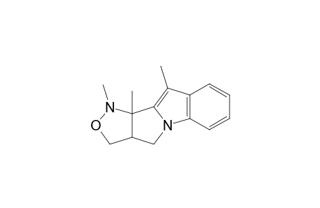 1,10,10b-trimethyl-1,3a,4,10b-tetrahydro-3H-isoxazolo[3',4':3,4']pyrrolo[1,2-a]indole