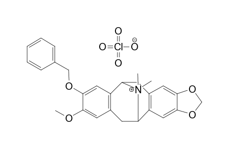 (-)-O-Benzylcaryachine N-methoperchlorate