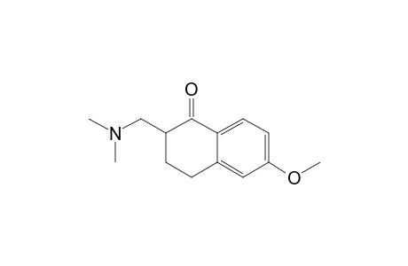 2-DIMETHYLAMINOMETHYL-6-METHOXY-3,4-DIHYDRONAPHTHALEN-1(2H)-ONE