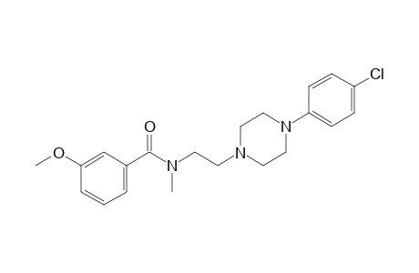 N-[2-[4-(4-chlorophenyl)piperazin-1-yl]ethyl]-3-methoxy-N-methyl-benzamide