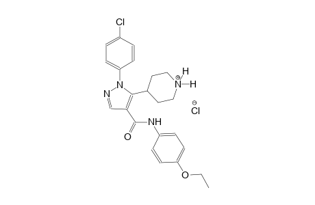 piperidinium, 4-[1-(4-chlorophenyl)-4-[[(4-ethoxyphenyl)amino]carbonyl]-1H-pyrazol-5-yl]-, chloride