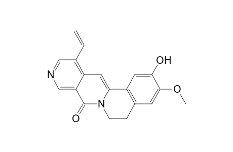 12-ethenyl-2-hydroxy-3-methoxy-5,6-dihydroisoquinolino[2,1-b][2,7]naphthyridin-8-one