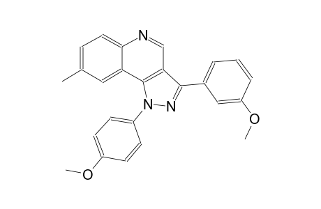3-(3-methoxyphenyl)-1-(4-methoxyphenyl)-8-methyl-1H-pyrazolo[4,3-c]quinoline