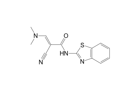 N-(benzothiazol-2-yl)-2-cyano-3-(dimethylamino)acrylamide