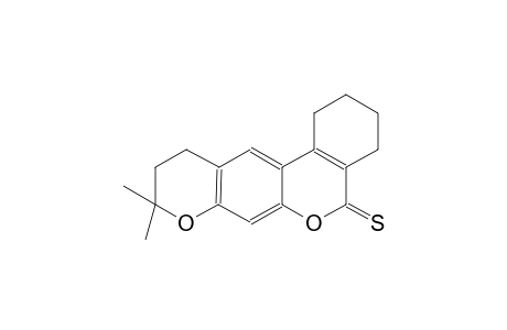 9,9-dimethyl-1,2,3,4,10,11-hexahydrobenzo[c]pyrano[3,2-g]chromene-5(9H)-thione