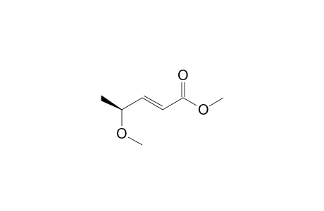 Methyl (E,4S)-4-methoxy-2-pentenoate