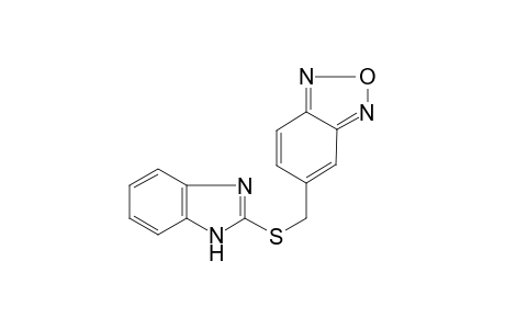 5-(1H-benzimidazol-2-ylsulfanylmethyl)-2,1,3-benzoxadiazole
