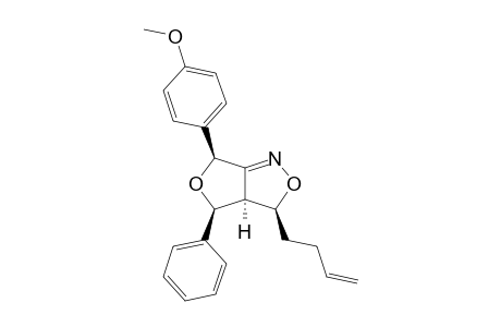 trans-3-(3-Butenyl)-3a,4-dihydro-6-(4-methoxyphenyl)-4-phenyl-3H,6H-furo[3,4-c]isoxazole