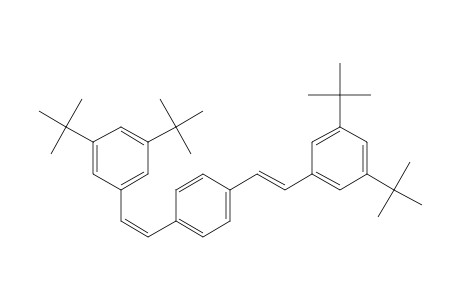 Benzene, 1,4-bis[2-[3,5-bis(1,1-dimethylethyl)phenyl]ethenyl]-, (E,Z)-