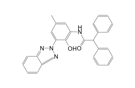 N-[3-(2H-1,2,3-benzotriazol-2-yl)-2-hydroxy-5-methylphenyl]-2,2-diphenylacetamide