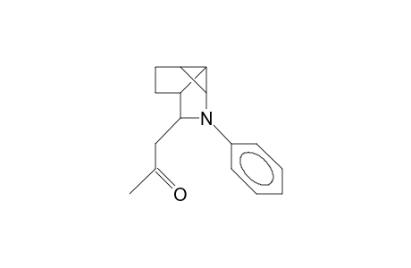 3-Phenyl-4-exo-(propan-2-on-1-yl)-3-aza-tricyclo(3.3.0.0/2,8/)heptane