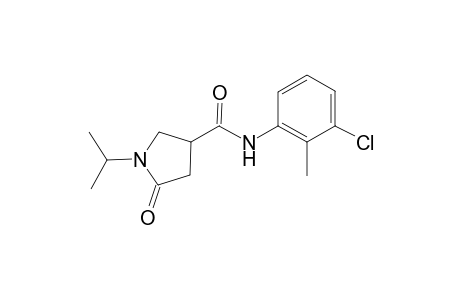 1-Isopropyl-5-oxo-pyrrolidine-3-carboxylic acid (3-chloro-2-methyl-phenyl)-amide