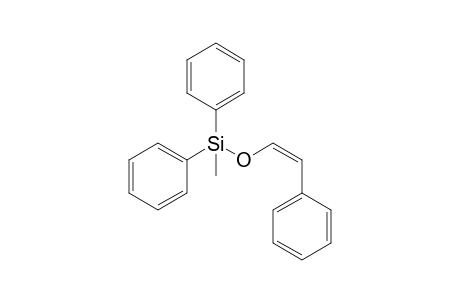 (Z/E)-1-(Methyldiphenylsiloxy)-2-phenylethene