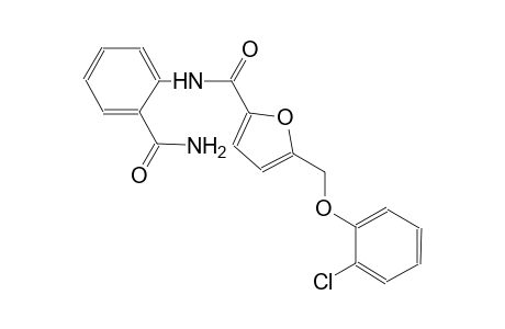 N-[2-(aminocarbonyl)phenyl]-5-[(2-chlorophenoxy)methyl]-2-furamide