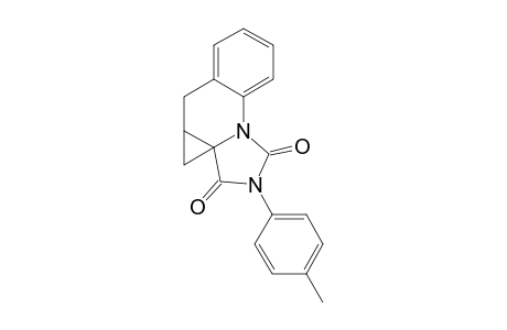 2-(PARA-TOLYL)-4A,5-DIHYDRO-1H,4H-CYCLOPROPA-[E]-IMIDAZO-[1,5-A]-QUINOLINE-1,3(2H)-DIONE