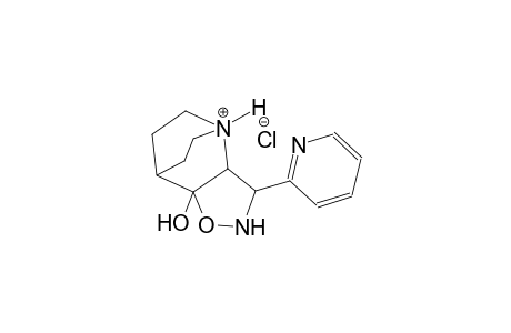 7a-hydroxy-3-(pyridin-2-yl)octahydro-4,7-ethanoisoxazolo[4,5-b]pyridin-4-ium chloride