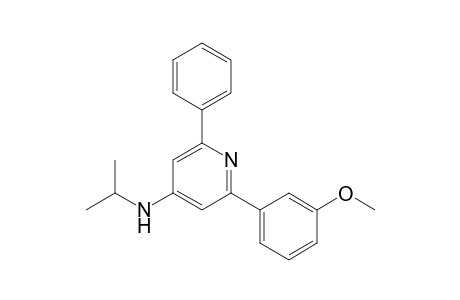 2-(3-Methoxyphenyl)-6-phenyl-N-propan-2-yl-4-pyridinamine