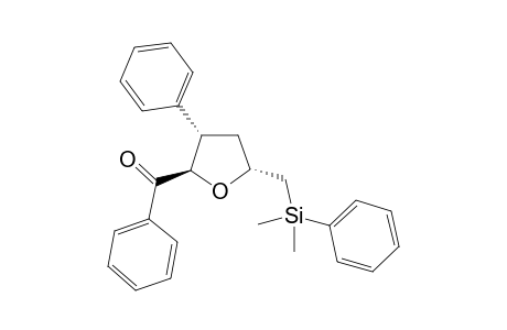 (2R,3S,5R) (+/-)-(5-((dimethyl(phenyl)silyl)methyl)-3-phenyltetrahydrofuran-2-yl)(phenyl)methanone