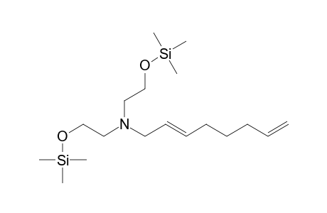 Bis(trimethylsilyl) ether of N-(2,7-octadienyl)-N,N'-diethanolamine