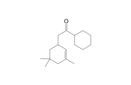 1-cyclohexyl-2-(3,5,5-trimethyl-1-cyclohex-2-enyl)ethanone