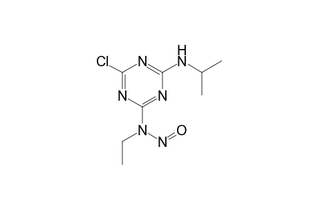 N-[4-chloranyl-6-(propan-2-ylamino)-1,3,5-triazin-2-yl]-N-ethyl-nitrous amide