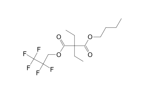 Diethylmalonic acid, butyl 2,2,3,3,3-pentafluoropropyl ester