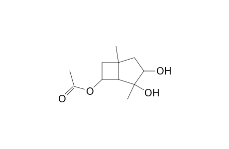 6-Acetoxy-1,4-dimethylbicyclo[3.2.0]heptane-3,4-diol