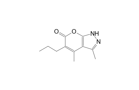 pyrano[2,3-c]pyrazol-6(1H)-one, 3,4-dimethyl-5-propyl-