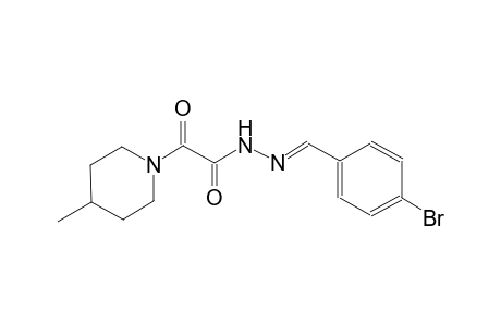 1-piperidineacetic acid, 4-methyl-alpha-oxo-, 2-[(E)-(4-bromophenyl)methylidene]hydrazide