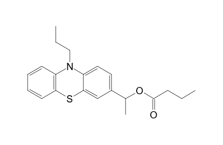 1-(10-Propyl-10H-phenothiazin-3-yl)ethyl butyrate