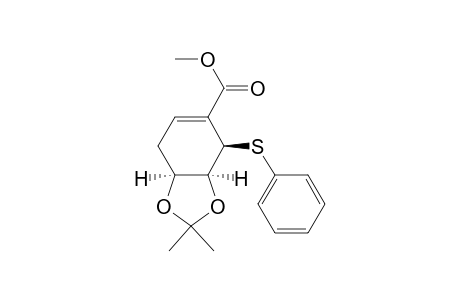 Methyl 3.alpha.,4.alpha.-isopropylidenedioxy-2.beta.-phenylthiocyclohex-5-en-1.beta.-oate
