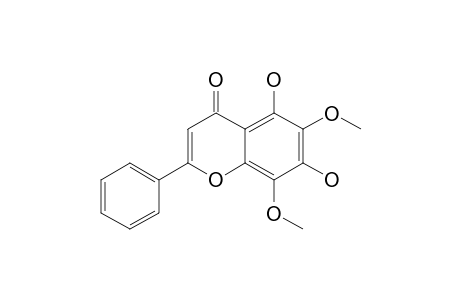 5,7-DIHYDROXY-6,8-DIMETHOXYFLAVONE