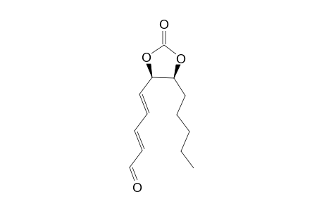 (2E,4E)-5-[(4R,5S)-2-oxidanylidene-5-pentyl-1,3-dioxolan-4-yl]penta-2,4-dienal