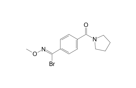 N-Methoxy-4-(tetramethylenecarbamoyl)benzenecarboximidoyl bromide