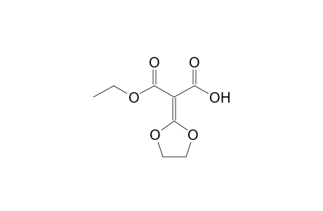 .alpha.-(Ethoxycarbonyl)-1,3-dioxolan-2-ylideneacetic acid