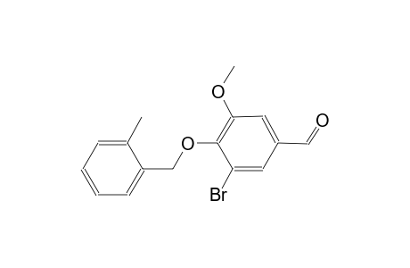 benzaldehyde, 3-bromo-5-methoxy-4-[(2-methylphenyl)methoxy]-