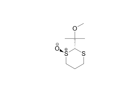 TRANS-2-(1-METHYL-1-METHOXYETHYL)-1,3-DITHIANE_1-OXIDE