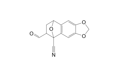5,8-epoxynaphtho[2,3-d]-1,3-dioxole-5(6H)-carbonitrile,6-formyl-7,8-dihydro-