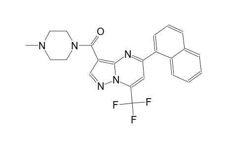 3-[(4-methyl-1-piperazinyl)carbonyl]-5-(1-naphthyl)-7-(trifluoromethyl)pyrazolo[1,5-a]pyrimidine