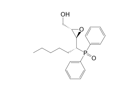 syn-(2S,3R,4R)-4-Diphenylphosphinoyl-2,3-epoxynonan-1-ol