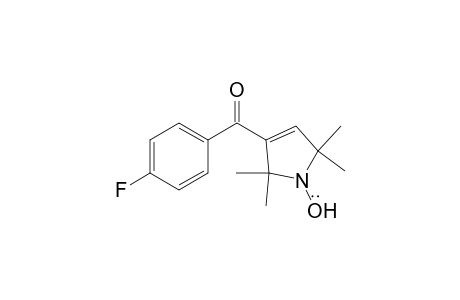 1H-Pyrrol-1-yloxy, 3-(4-fluorobenzoyl)-2,5-dihydro-2,2,5,5-tetramethyl-