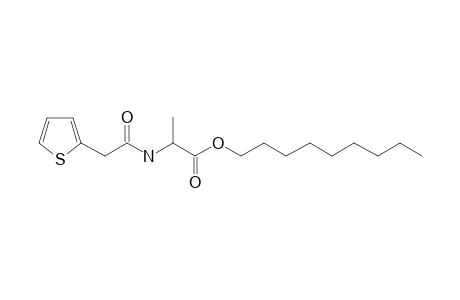 L-Alanine, N-(2-thienylacetyl)-, nonyl ester