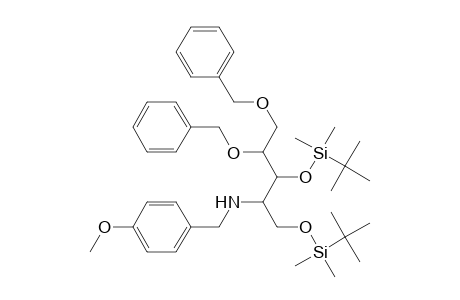 N-[(p-Methoxyphenyl)methyl]-4,5-Bis(benzyloxy)-1,3-bis[(tert-butyldimethylsilyl)oxy]-2-pentaneamine