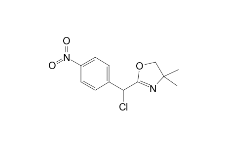 2-[chloranyl-(4-nitrophenyl)methyl]-4,4-dimethyl-5H-1,3-oxazole