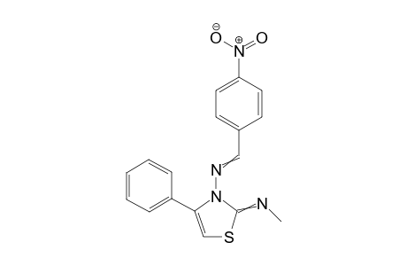N-Methyl-3-[(4-nitrobenzylidene)amino]-4-phenyl-1,3-thiazol-2(3H)-imine