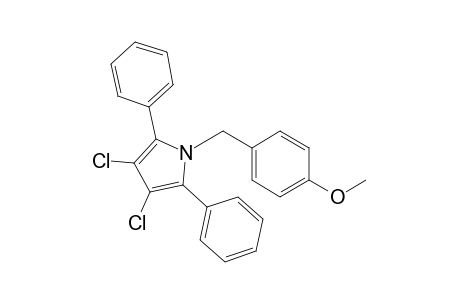3,4-bis(chloranyl)-1-[(4-methoxyphenyl)methyl]-2,5-diphenyl-pyrrole
