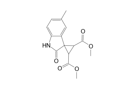 trans-2,3-Dihydrospiro[2,3-dicarbomethoxycyclopropane]-5'-methyl-1',3'-dihydroindol-2'-one